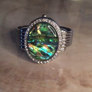 Abalone Flip Cover Watch